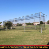 Cimarron Sports 30x12x10 #24 Twisted Poly Backyard Batting Cage Nets 302024TP