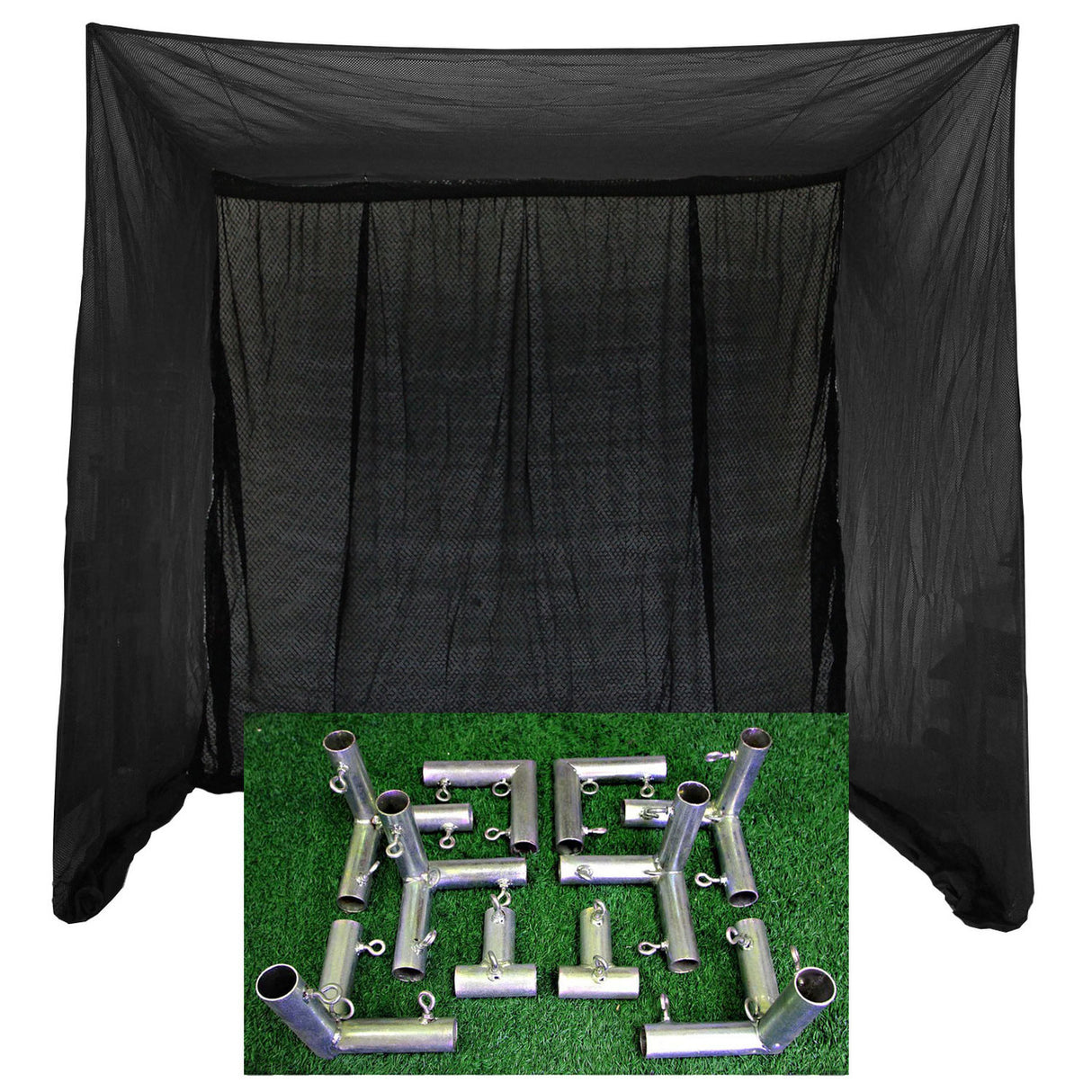Cimarron Sports 5'x10'x10' Clubhouse Golf Net with Frame Kit 5x10CHGNC