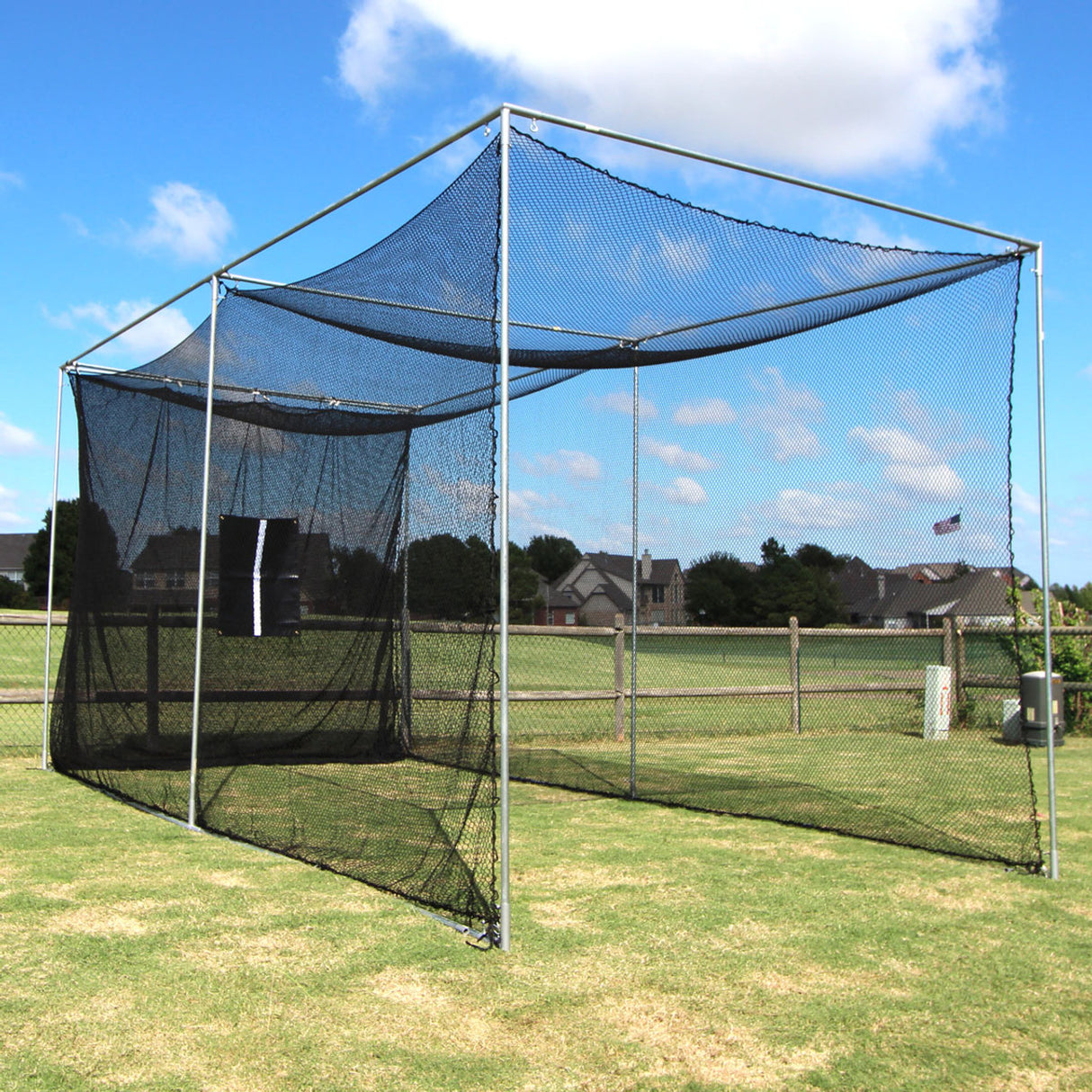 Cimarron Sports Cimarron 20'x10'x10' Masters Golf Net with Complete Frame MAS20GNCF