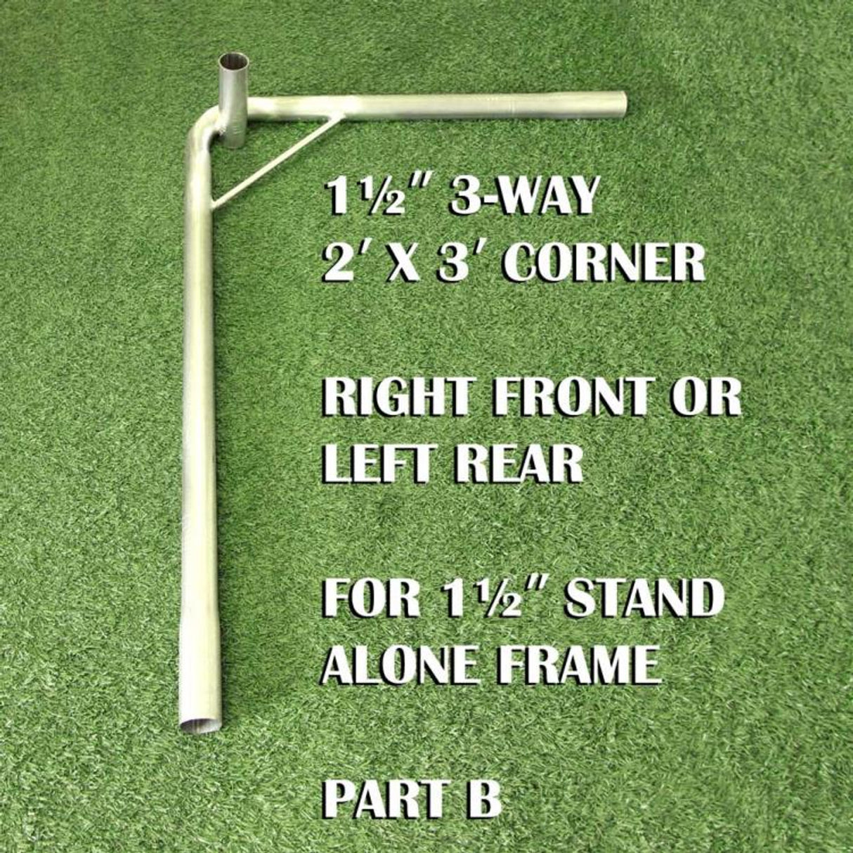 Cimarron Sports 1.5" 3-Way Right Arch Stand Alone Frame Parts ELSA1.5-3R