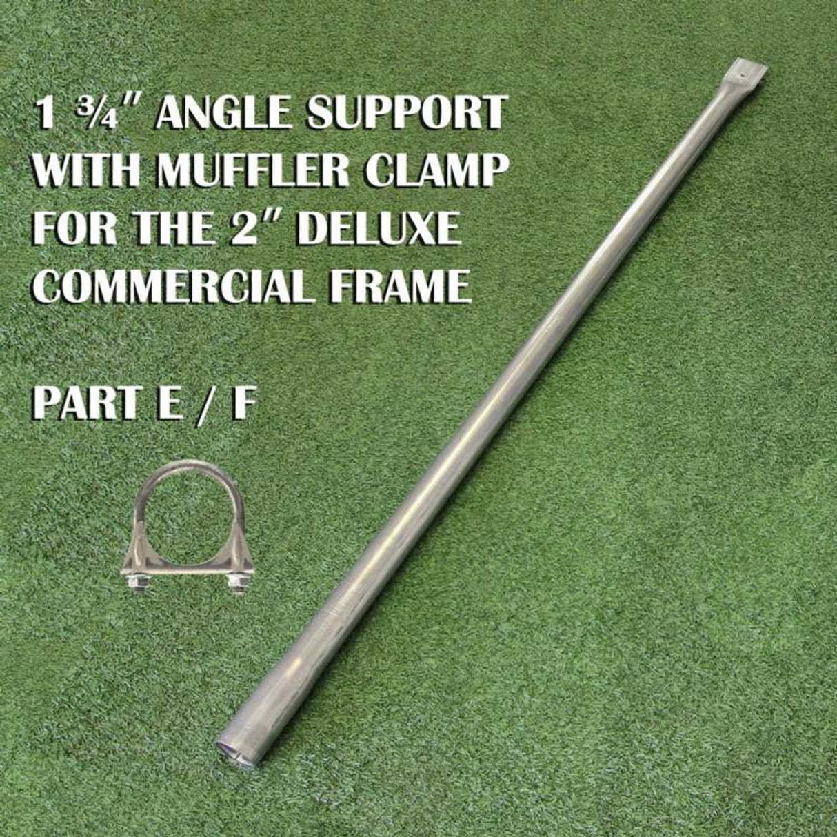 Cimarron Sports Deluxe Commercial Frame Parts 1 3/4" Angle Support Top & Muffler Clamp ATS