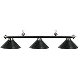 RAM Game Room 3 LT-54" BILLIARD LIGHT-LEATHER/BLACK B54-LTHR BLK