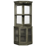 Ram Game Room Corner Bar Cabinet English Tudor – BRCB4 SL
