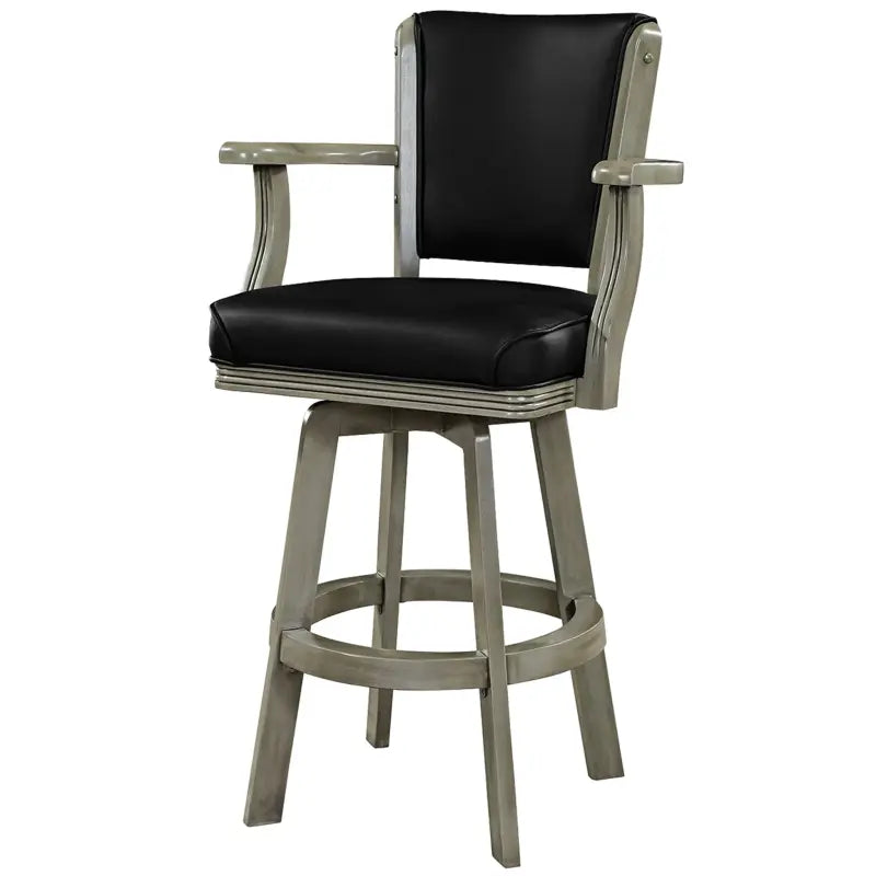 Ram Game Room Swivel Barstool With Arms Slate – BSTL2 SL