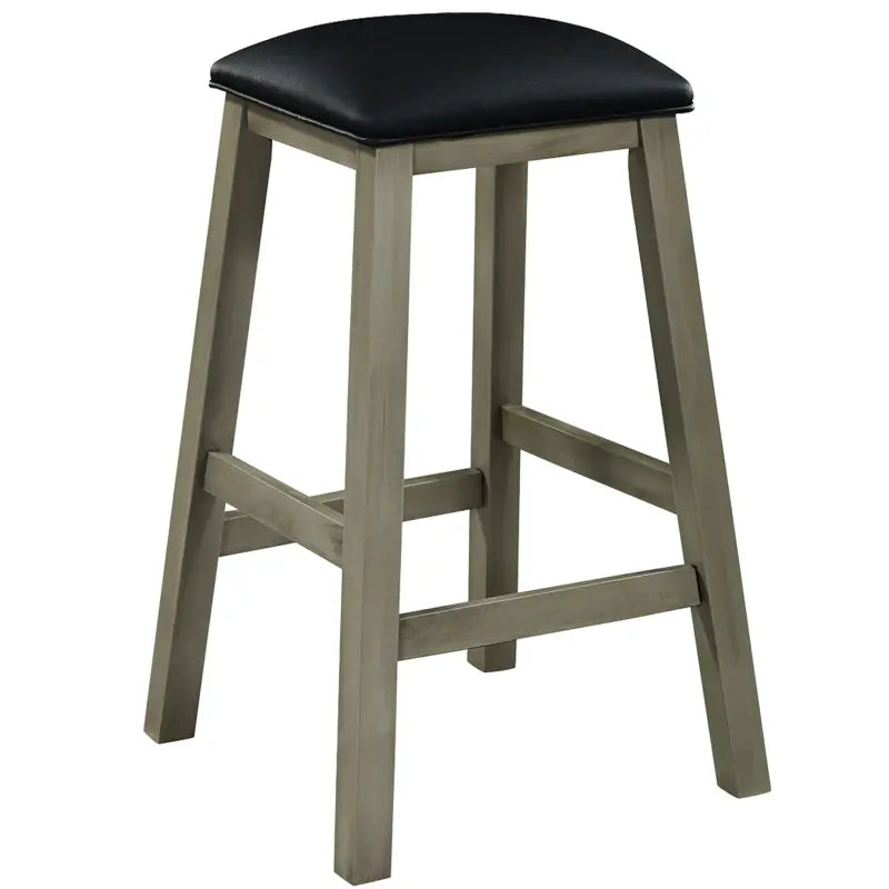 Ram Game Room Square Backless Barstool Antique White – BSTL4 SL