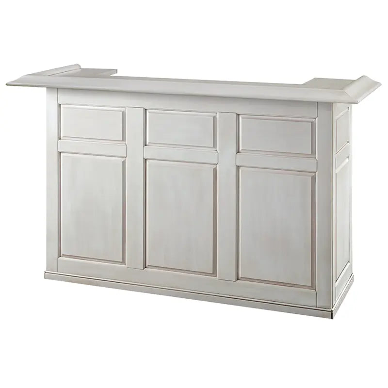 Ram Game Room - 72" BAR - ANTIQUE WHITE - DBAR72 AW