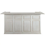 Ram Game Room - 84" BAR - ANTIQUE WHITE - DBAR84 AW