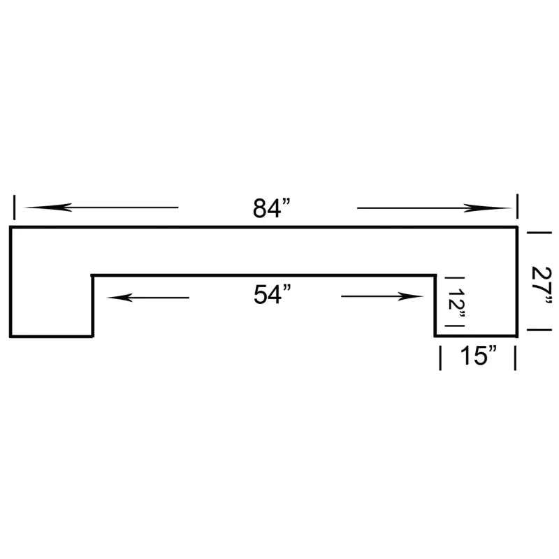 Ram Game Room - 84" BAR - BLACK - DBAR84 BLK