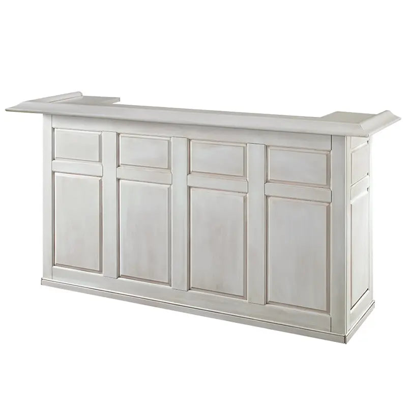 Ram Game Room - 84" BAR - ANTIQUE WHITE - DBAR84 AW