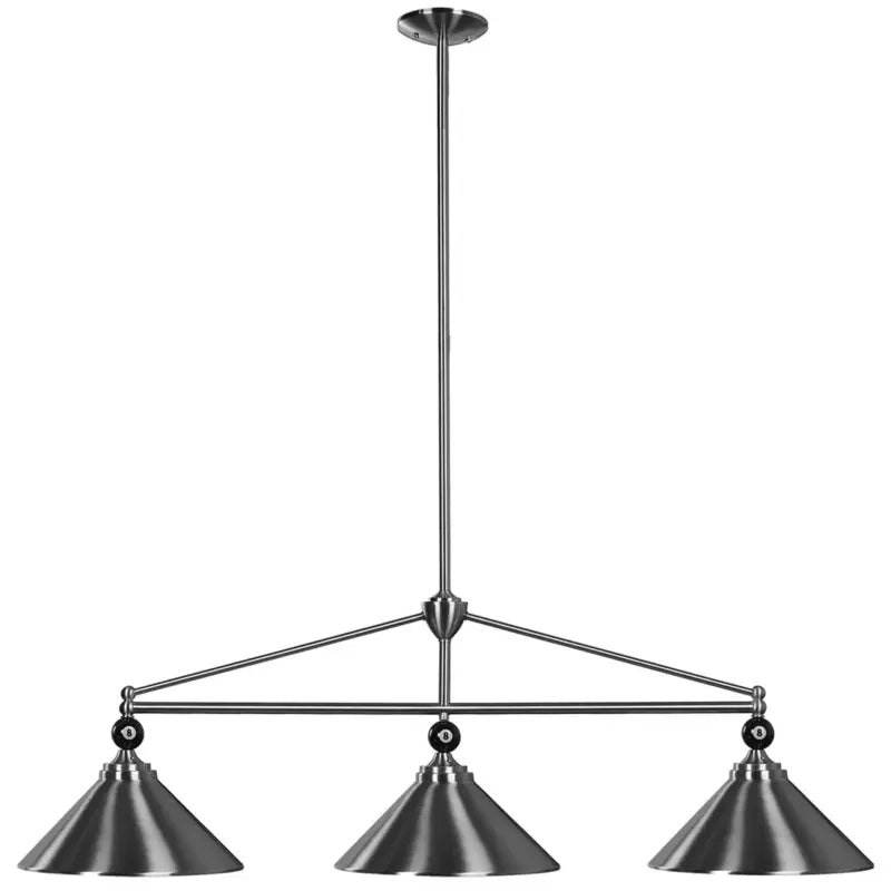 RAM Game Room 54" 3 SHADE BILLIARD FIXTURE EMP-B54 ST