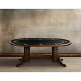 Ram Game Room 84" TEXAS HOLD'EM GAME TABLE - CAPPUCCINO GTBL84 CAP