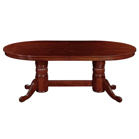 Ram Game Room 84" TEXAS HOLD'EM GAME TABLE DINING TOP- ENGLISH TUDOR GTBL84 DT ET