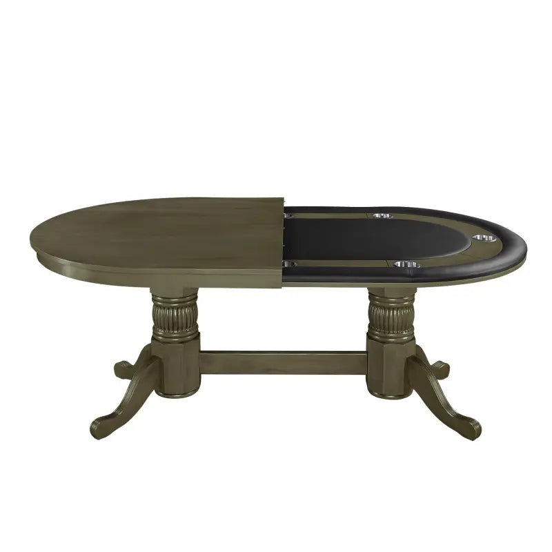 Ram Game Room 84" TEXAS HOLD'EM GAME TABLE - SLATE GTBL84 SL