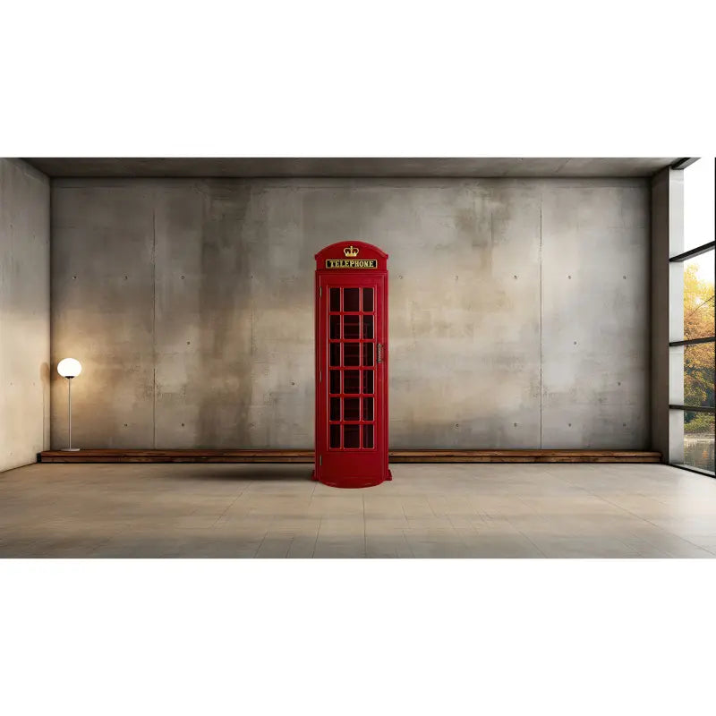 Ram Game Room OLD ENGLISH TELEPHONE BOOTH CUE HOLDER OEPCH - RED