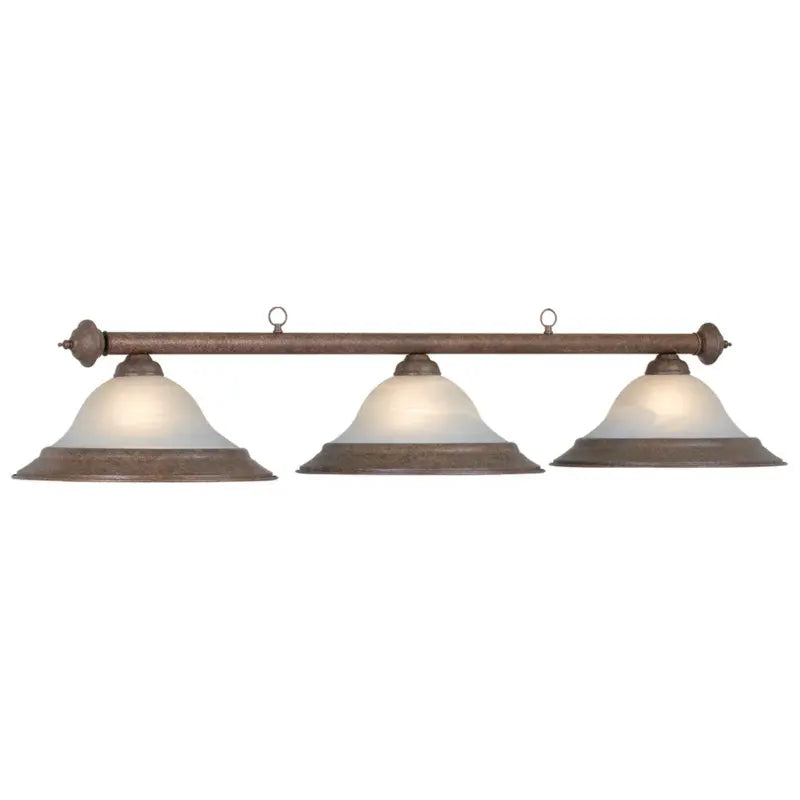 RAM Game Room 60" 3 LT BILLIARD LIGHT-OLD BROWN PR260 OB