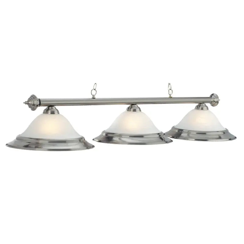 RAM Game Room 60" 3 LT BILLIARD LIGHT- STAINLESS PR260 ST