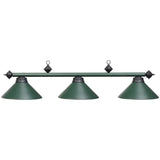 RAM Game Room 54" 3LT BILLIARD LIGHT- MATTE GREEN PR54 MGR