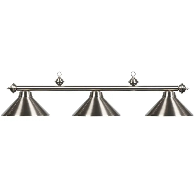 RAM Game Room 54" 3LT BILLIARD LIGHT- STAINLESS PR54 ST
