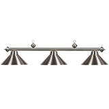 RAM Game Room 54" 3LT BILLIARD LIGHT- STAINLESS PR54 ST