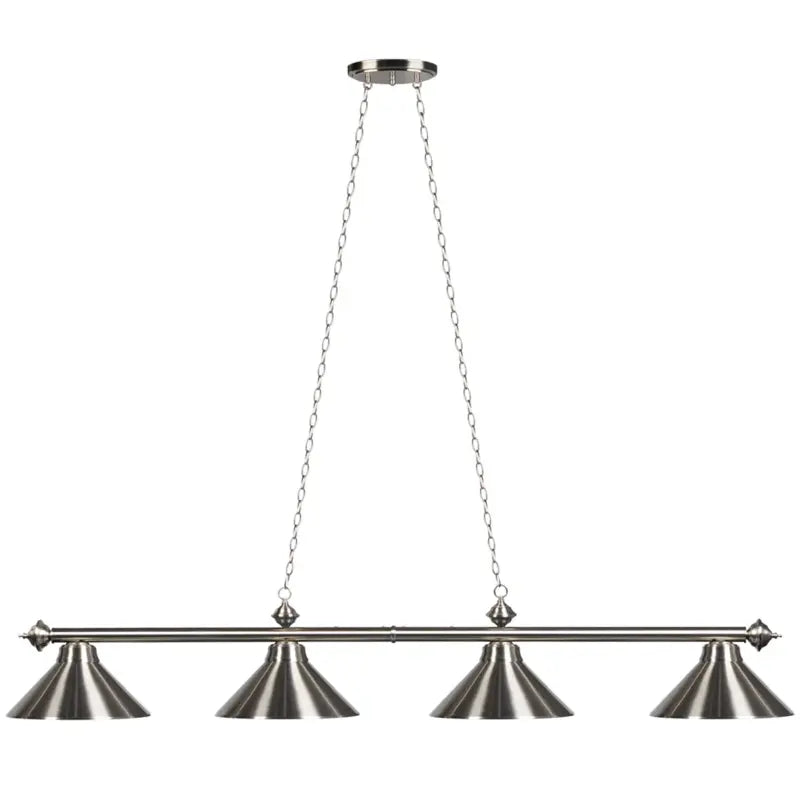 RAM Game Room 78" 4 LT BILLIARD LIGHT-STAINLESS PR78 ST