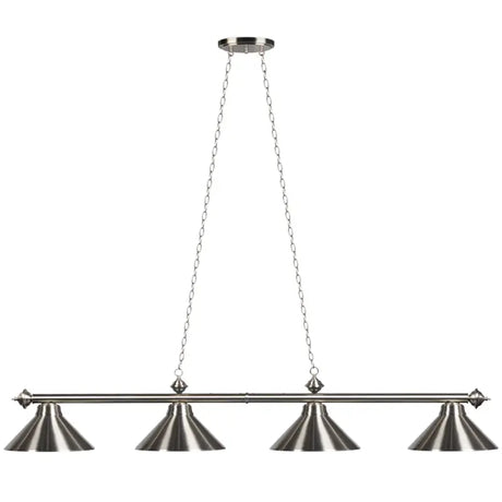 RAM Game Room 78" 4 LT BILLIARD LIGHT-STAINLESS PR78 ST