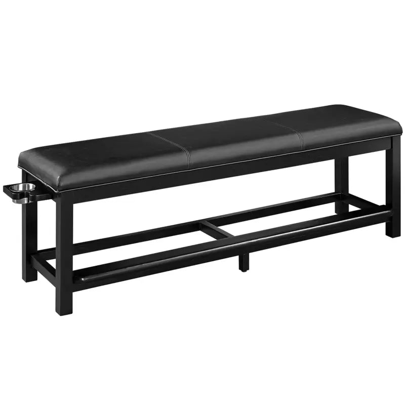 Ram Game Room SPECTATOR STORAGE BENCH-BLACK SBENCH BLK