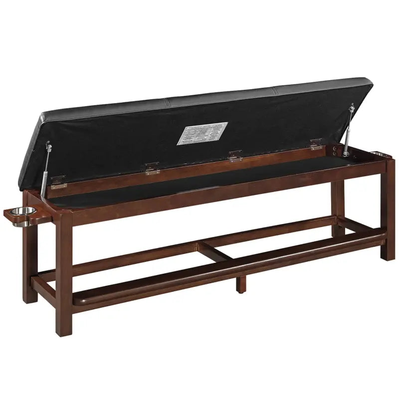 Ram Game Room SPECTATOR STORAGE BENCH-CAPPUCCINO SBENCH CAP