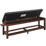 Ram Game Room SPECTATOR STORAGE BENCH-CAPPUCCINO SBENCH CAP