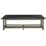 Ram Game Room SPECTATOR STORAGE BENCH-SLATE SBENCH SL