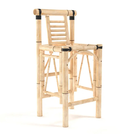 Ram Game Room SET OF TWO BAMBOO TIKI BAR STOOLS TBSTL (2 UNITS)