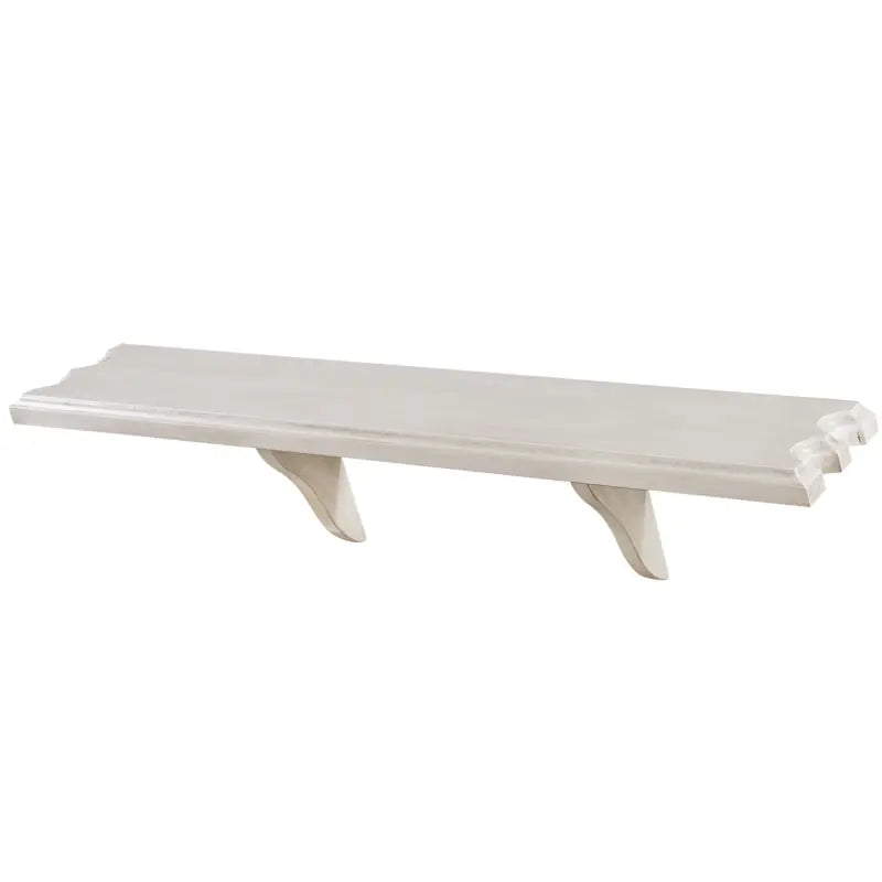 Ram Game Room WALL SHELF - ANTIQUE WHITE WSLF AW