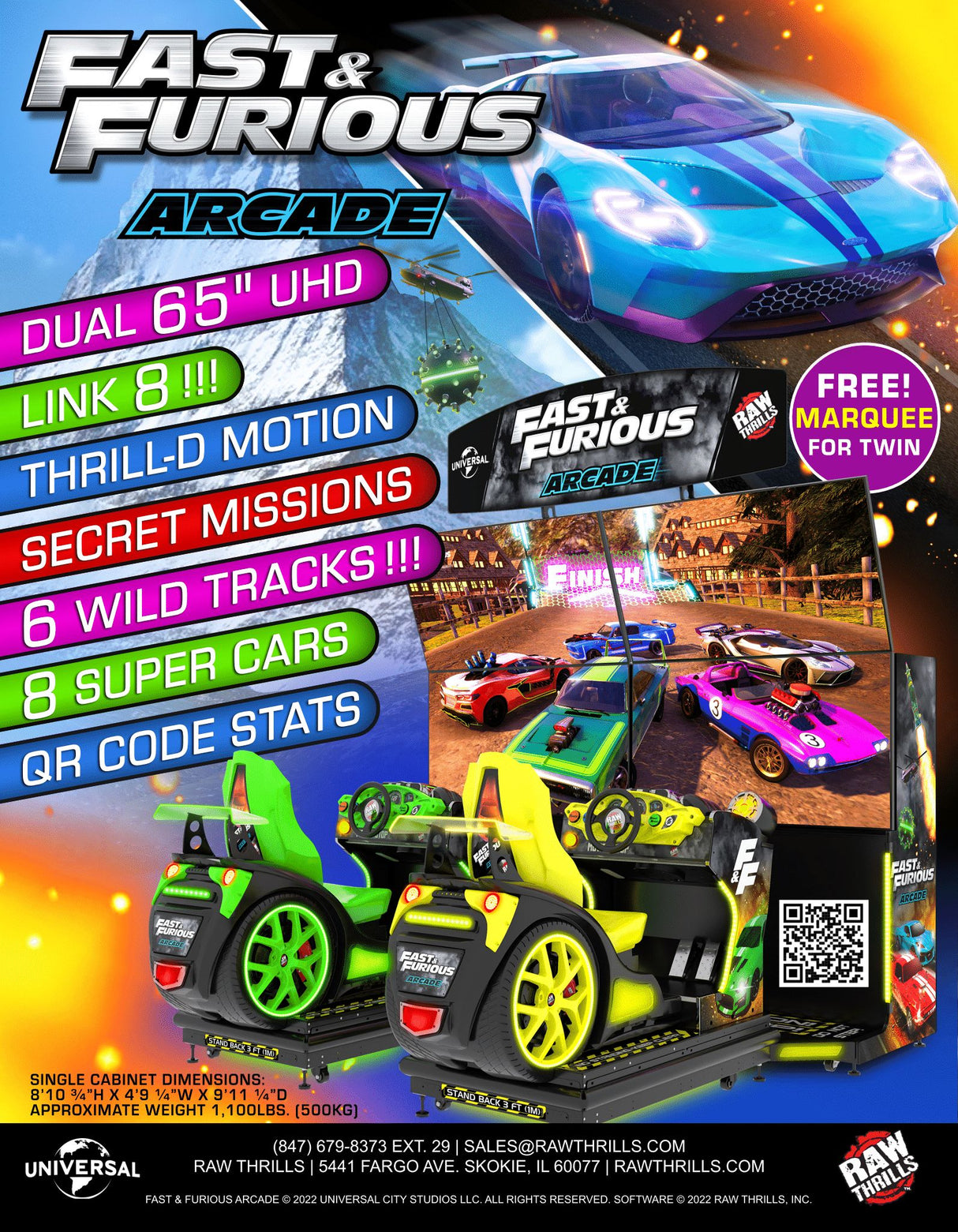 Fast & Furious Arcade - Raw Thrills