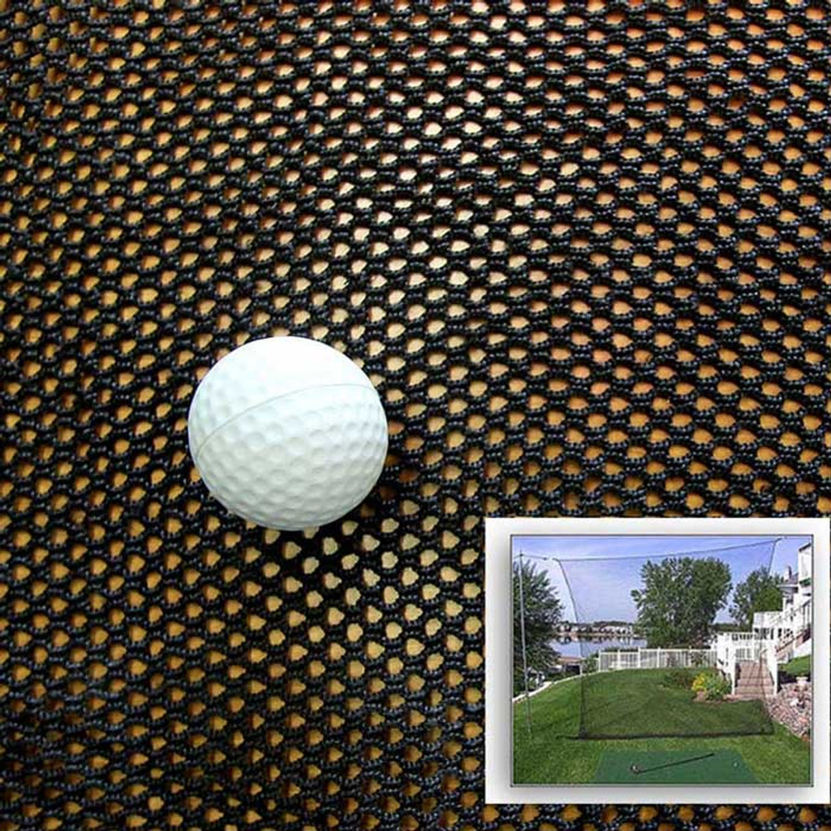 Cimarron Sports Poly Archery Netting 20'W x 1 Linear Foot ArchNetP20