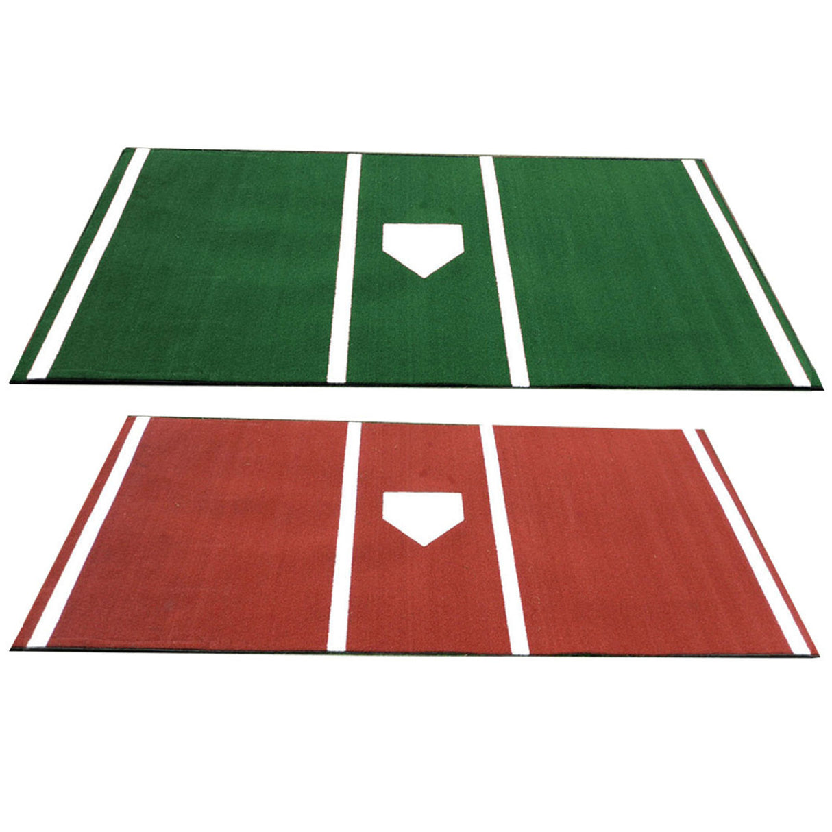 Cimarron Sports 7x12 Pro Home Plate Mat with Inlaid Home Plate - Clay 7x12CHPMI