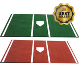 Cimarron Sports 6x12 Deluxe Home Plate Mat with Throw Down Plate - Clay 6x12CHPMTD